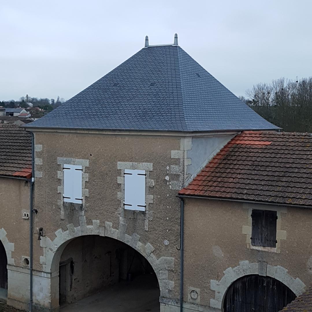 Pose ardoises Châtellerault